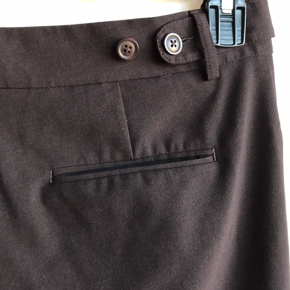 Express Design Studio brown Editor dress pants, size 4R - Picture 8 of 12